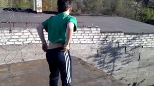 Паркур голым