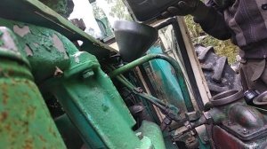 Заливка 100л масла в экскаватор ЮМЗ