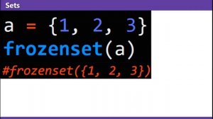 frozenset Function in Python | Python Tutorial For Beginners