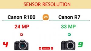 Canon R100 vs Canon R7 Comparison: 4 Reasons to buy the R100 and 24 Reasons to buy the R7