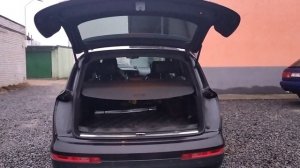 Audi Q7 закрытие багажника