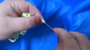 Бабочка, связанная крючком. МК.