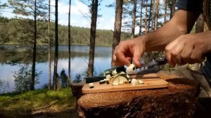 Нож Cold Steel Voyager tanto L тест по продуктам / testing