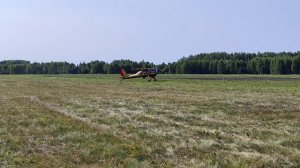 Полёты планеров на аэродроме Борки