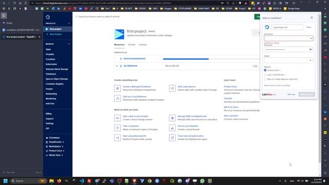 GEODASHBOARD: Installation 18 - Create a new machine