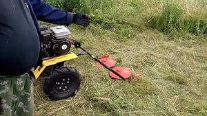 2020.07.17  Мотоблок Целина + косилка MR800A (часть 1)