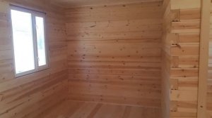 Дом с мансардой 6х6 из бруса 90х140 мм.