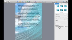 MAC: HINTERGRUNDBILD IN PAGES EINFÜGEN OHNE TEXTFELDER – BACKGROUND IN PAGES – HOWTO