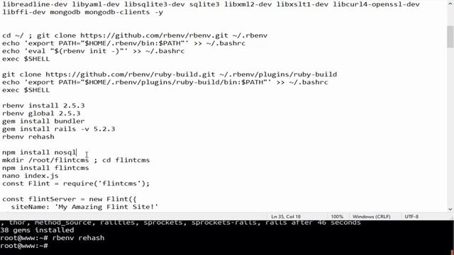 How To Install Flint CMS (Node.js) on Ubuntu 18.04 смотреть онлайн