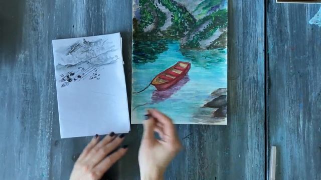 Ошибки в рисовании моря | РАЗБОР РАБОТЫ смотреть онлайн