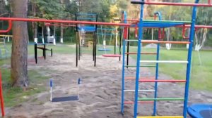 Установка спортивной площадки SSWA интенате Бабайки. воркаутплощадки.рф