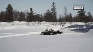 Снегоход STELS МОРОЗ CVT выбор охотника и рыбака на  Байкале.  Метровый снег не преграда!