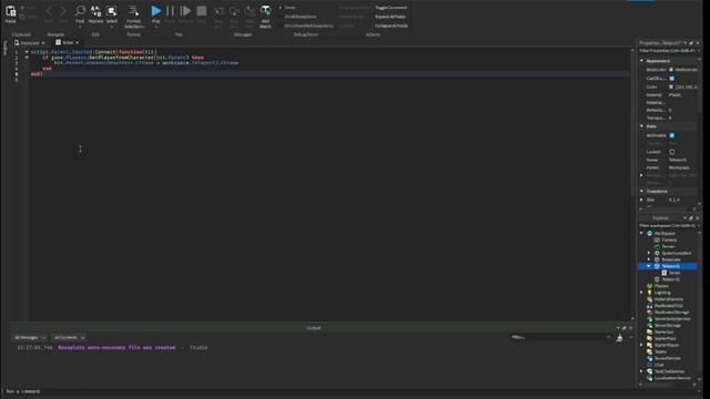 Как сделать портал в roblox studio? смотреть онлайн