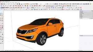 SketchUP - Сохранение изображения модели в векторном формате EPS (уроки, обучение, tutorial)