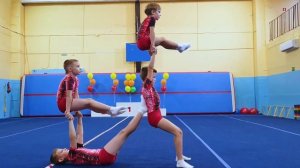 Четверка. 2 юношеский разряд. Спортивная акробатика