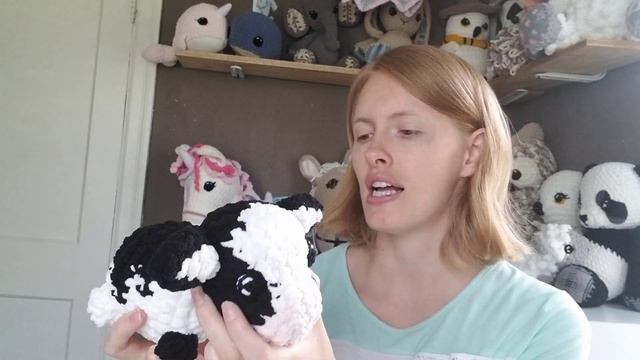 Chubby Cow Amigurumi - Head is Done!!