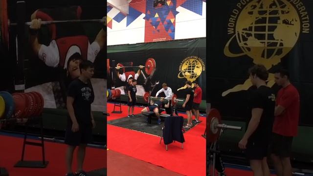 Кубок мира WORLD POWERLIFTING FEDERATHION 2021 Многоповторный жим собств вес 85кг на 32 раза