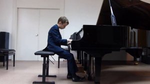 С. Геллер этюд до минор Лаптев Александр 7 класс муз.школы 20 мая 2018 г