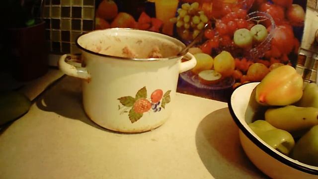 Фаршируем перец.