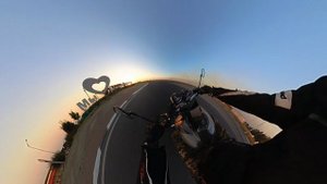 Камера Insta360 X3 тест на мотоцикле Honda Cb900 Hornet 919