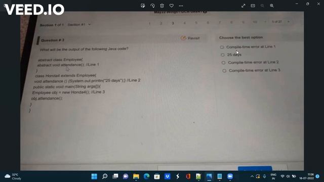 tcs elevate wings 1 DCA Java MCQ Solution June 2022 | tcs wings 1 | tcs dca 2022 | wings 1 in tcs смотреть онлайн