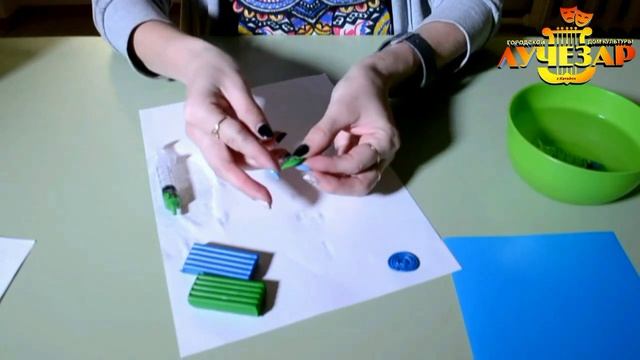 Мастер-класс. Пластилинография "дерево из жгутиков" смотреть онлайн