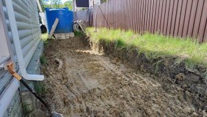 Планировка  , перемещение грунта , миниэкскаватор