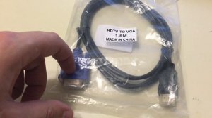 Переходник с HDMI на VGA, кабель, шнур из Китая