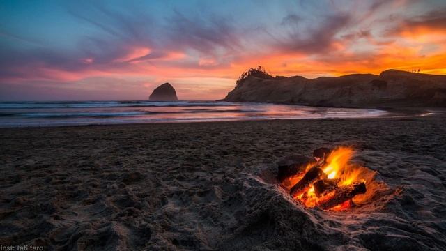 Медитация для глубокого сна со звуками моря и костра #море#сон#костер#звукморя#звуккостра#медитация