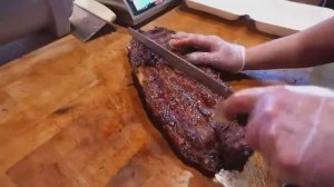 Американская кухня - РЕБРЫШКИ С ГОВЯЖЬЕЙ ГРУДИНКОЙ БАРБЕКЮ Hudson Smokehouse NYC