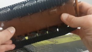 Внеплановое видео. Неприятность с виниловыми траками модели танка Т-54Б 1/35 Trumpeter.