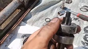 Устраняем люфт на роторной косе Заря от мотоблока Авангард.