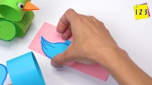 3d Paper birds | DIY paper toys