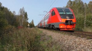 Рельсовый автобус РА2-050 перегон Пятовская - Копытцево