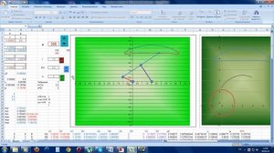 Excel-Анимация рычажного механизма