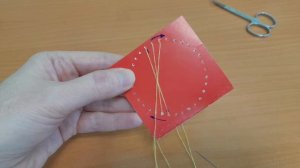 Заполнение окружности в технике изонить