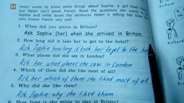 Unit 3, Ex. 24 / ГДЗ. Rainbow English. 6 класс. Рабочая тетрадь смотреть онлайн