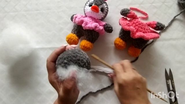 Мастер класс пингвин крючком!!!