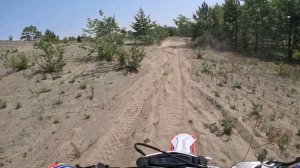 Прохват на PROGASI 300 (4 байка и все 300 ки) жара +38