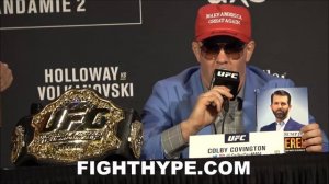 (WOW!) COLBY COVINGTON & KAMARU USMAN GO AT IT; TRADE WORDS ON STEROID ACCUSATIONS & TRUMP SUPPORT