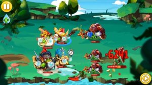 ДЕНЬ РОЖДЕНИЕ Эпик с Космической жрицей Матильдой в Angry Birds Epic #168 Кид и Босс в Пещере птиче