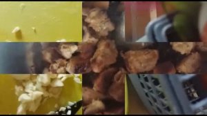 Картошка с мясом - соус картофельный со свининой.