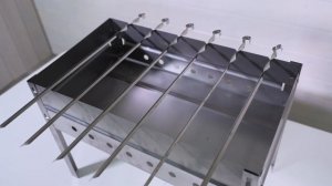 Обзор мангала 500*300 с рёбрами жёсткости