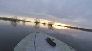 Охота на утку в Якутии. Весна. Duck hunting for river Lena