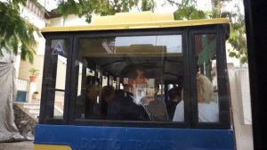 Как доехать на трамвайчике до Крепости  Кавалы. Греция