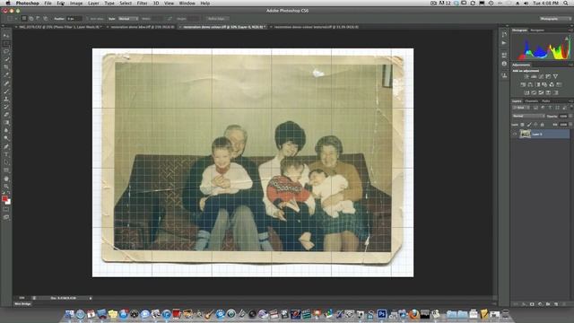 Photo Restoration 1: Grid & Rotate смотреть онлайн