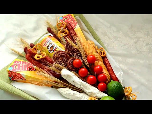 Букет к пиву #мужскойбукет #мяснойбукет #букет