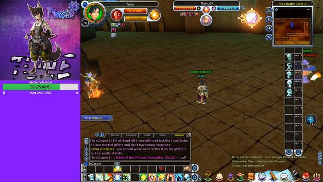 Lets play Fiesta Online with Tune! YOU MUST WEAR SC TO GIFT SC! смотреть онлайн