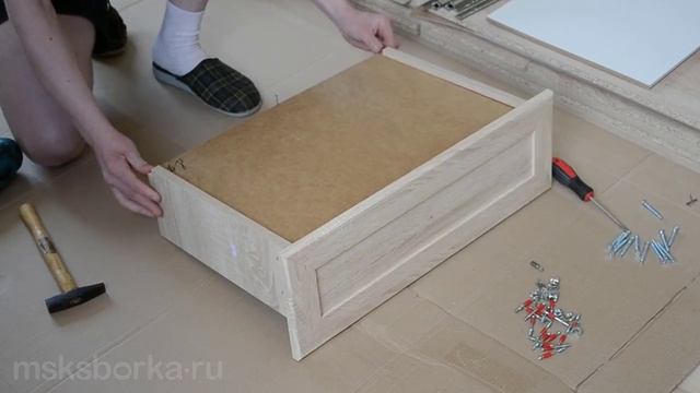 Сборка мебельного ящика от комода