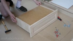 Сборка мебельного ящика от комода